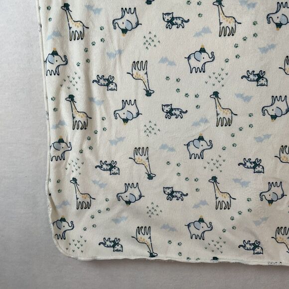 Kyle & Deena Baby‎ Blanket Animals Elephant Giraffe Soft Plush Front Sherpa Back - Picture 5 of 16